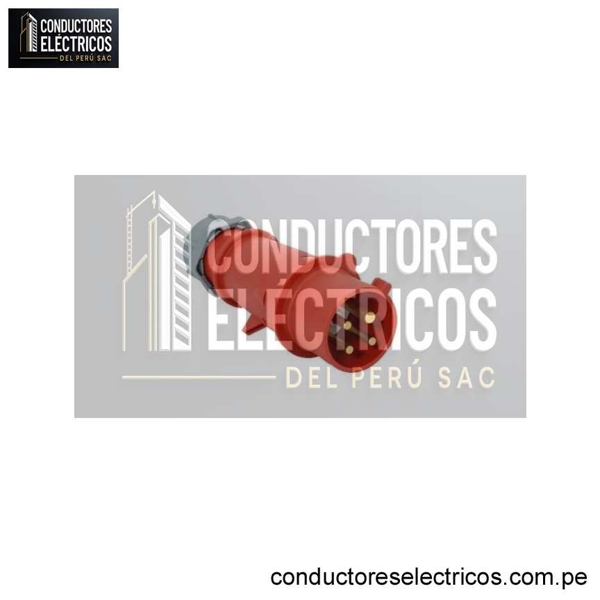 ENCHUFE MENEKE 32 AMP  3P+T ROJO  415V