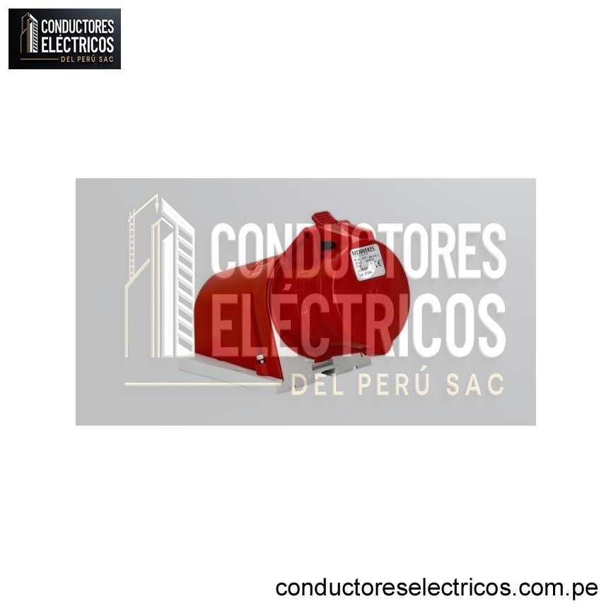 TOMACORRIENTE ADOSABLE 32AMP 3P+T 415V ROJO 6H IP44 MENNEKES