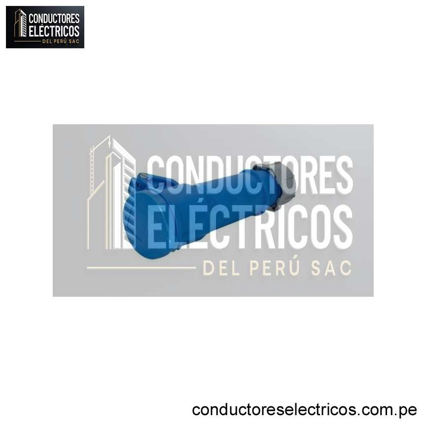 TOMACORRIENTE AÉREO 16AMP 2P+T 250V AZUL 6H IP44 MENNEKES