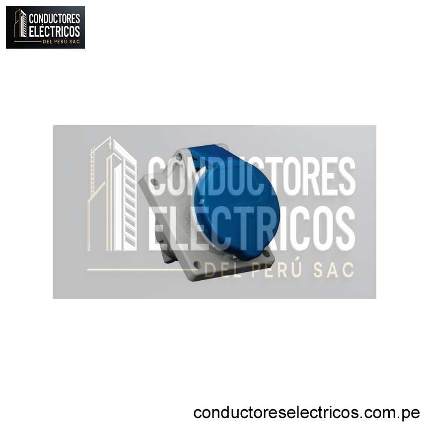 TOMACORRIENTE EMPOTRABLE 16AMP 2P+T 250V AZUL 6H IP44 MENNEKES