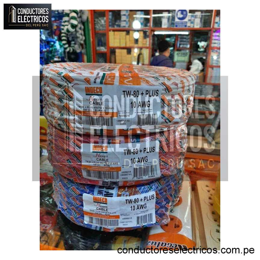 CABLE  TW-80 PLUS  10 AWG INDECO