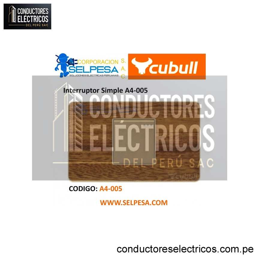 INTERRUPTOR SIMPLE A4-005