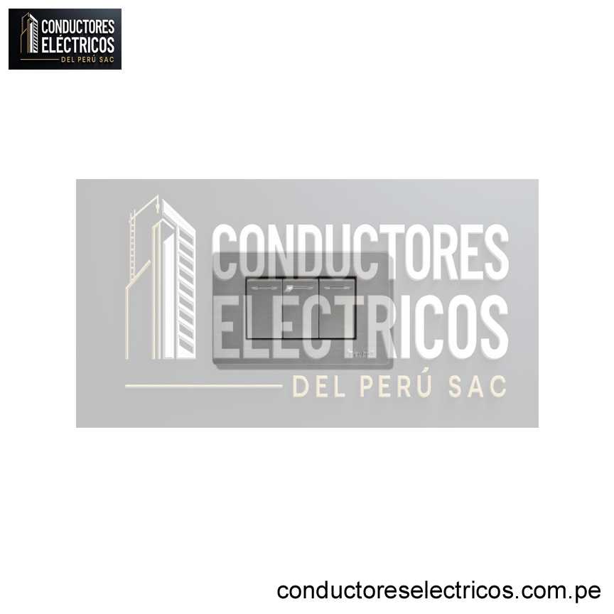 INTERRUPTOR TRIPLE BLANCO