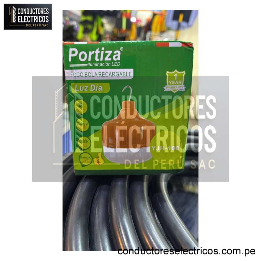 FOCO RECARGABLE  100 WATS