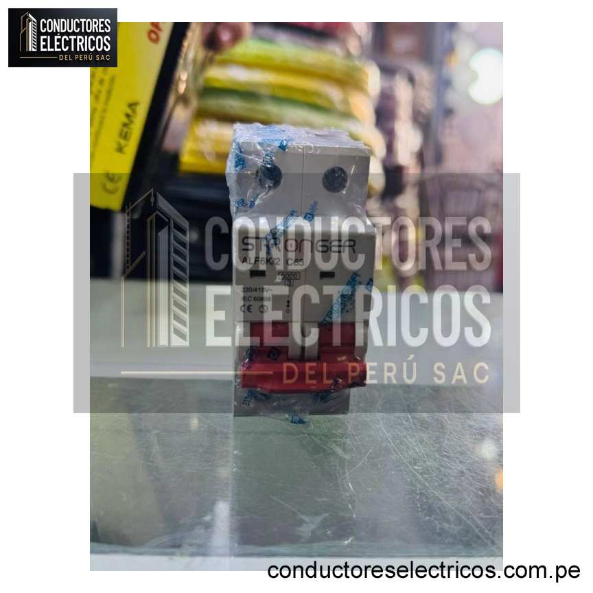 LLAVE TERMICA  2X20 AMP STRONGER  220/415V