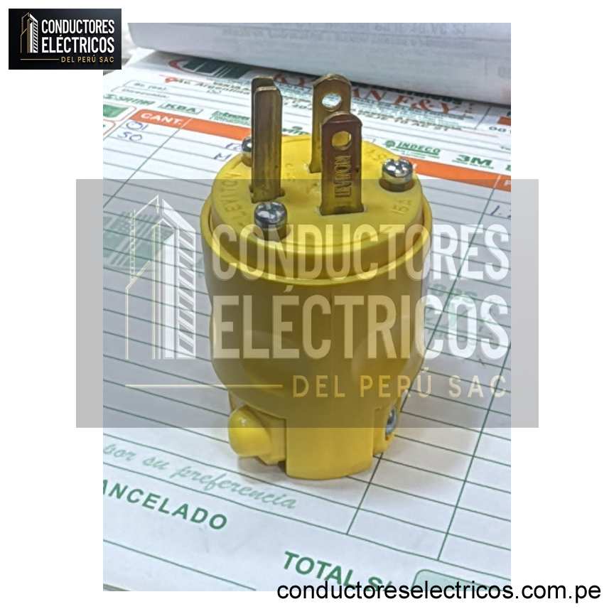 ENCHUFE  LEVITON 2P+T  15 AMP   125V