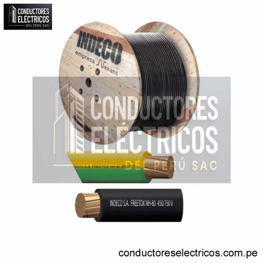 INDECO CABLE FREETOX NH-90 95MM2 450/750V   NEGRO Y AMARILLO/VERDE