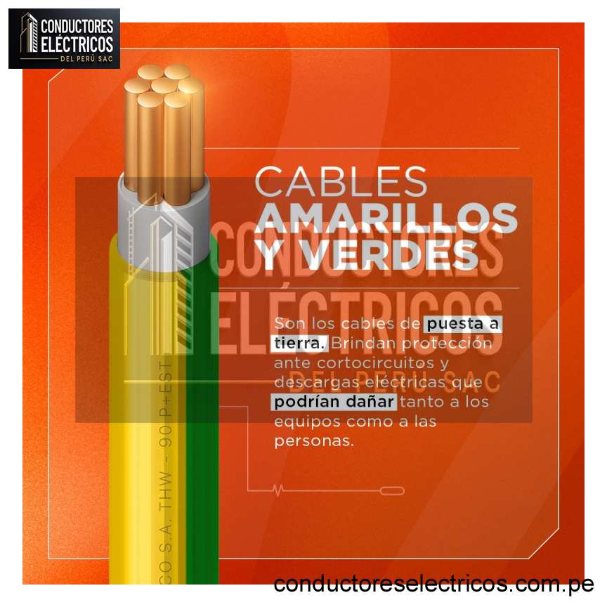 CABLE INDECO THW-90 +PLUS 12 AWG 450/750 V X 100 METROS  VERDE AMARILLO