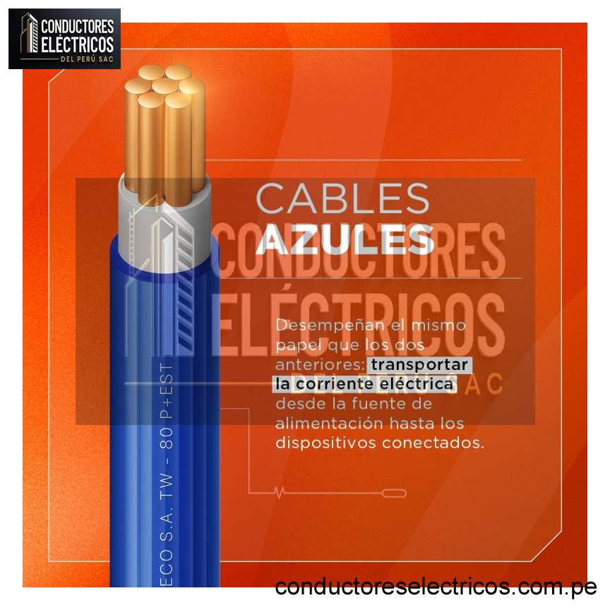 CABLE INDECO THW-90 +PLUS 10 AWG 450/750 V X 100 METROS  AZUL