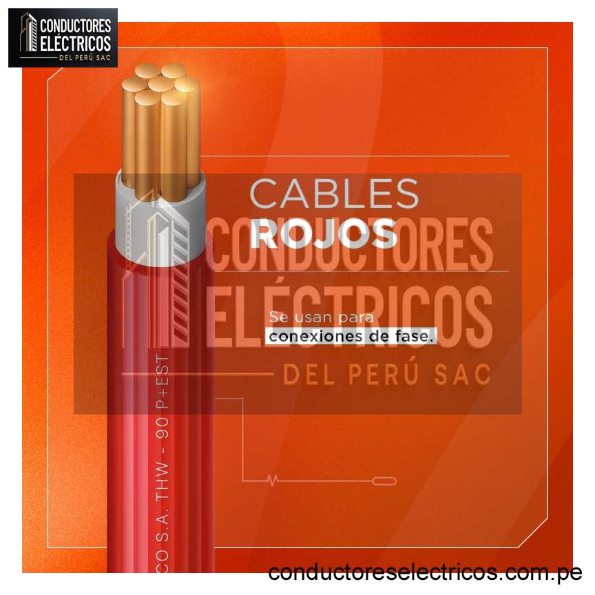 CABLE INDECO THW-90 +PLUS 10 AWG 450/750 V X 100 METROS  ROJO