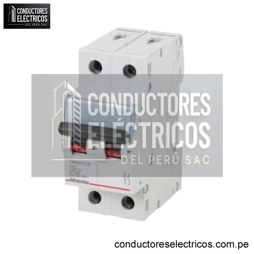 INTERRUPTOR TERMOMAGNÉTICO 2X20A 220V-10KA BTICINO LEGRAND