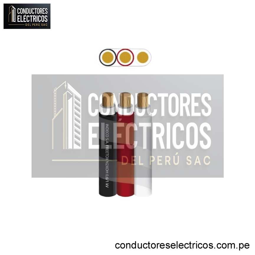 CABLE N2XOH TRIPLE 3-1X25MM2 1KV LIBRE DE HALÓGENO, CLASE 2