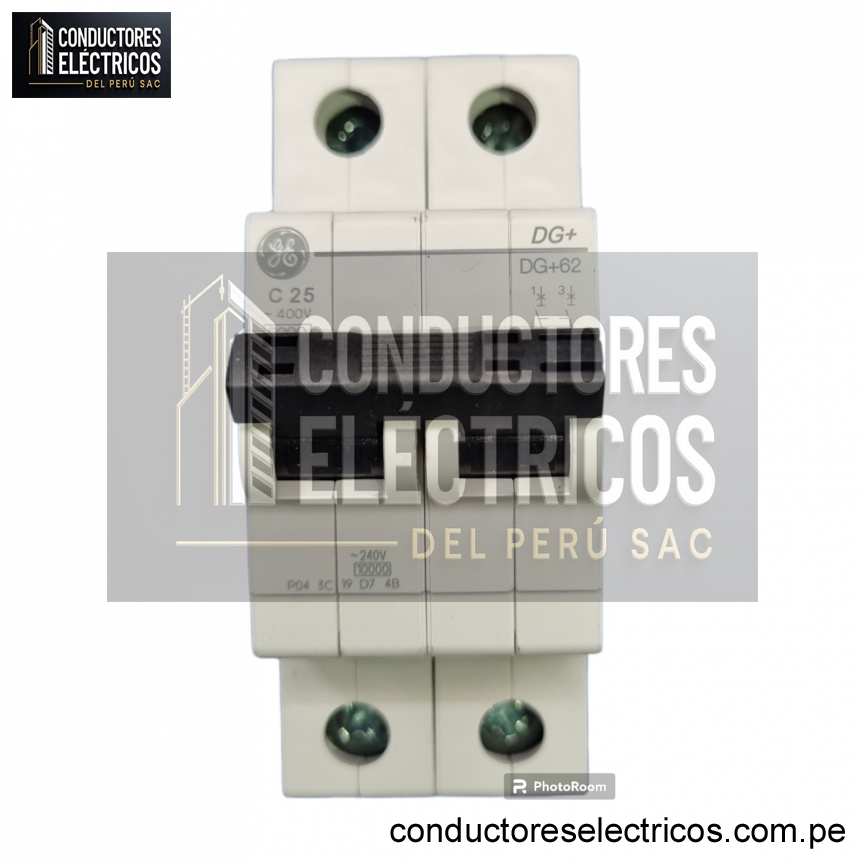 INTERRUPTOR TERMOMAGNÉTICO 2X25A 220V-10KA GENERAL ELECTRIC