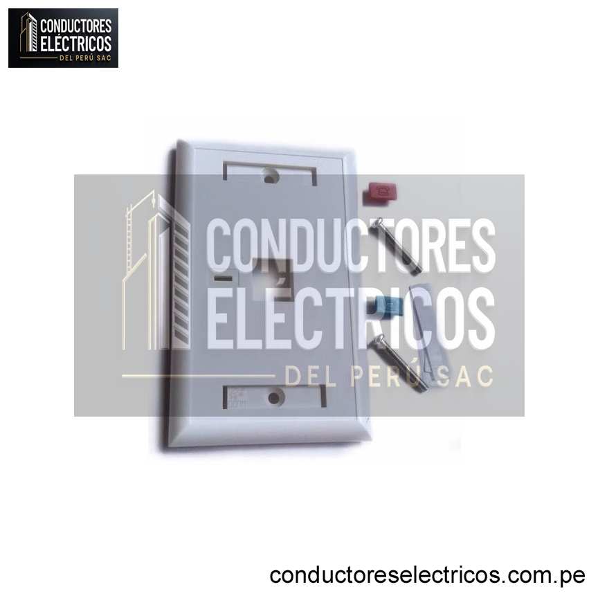 FACE PLATE ICONEBLE DE 2PUERTOS BLANCO/MARFIL