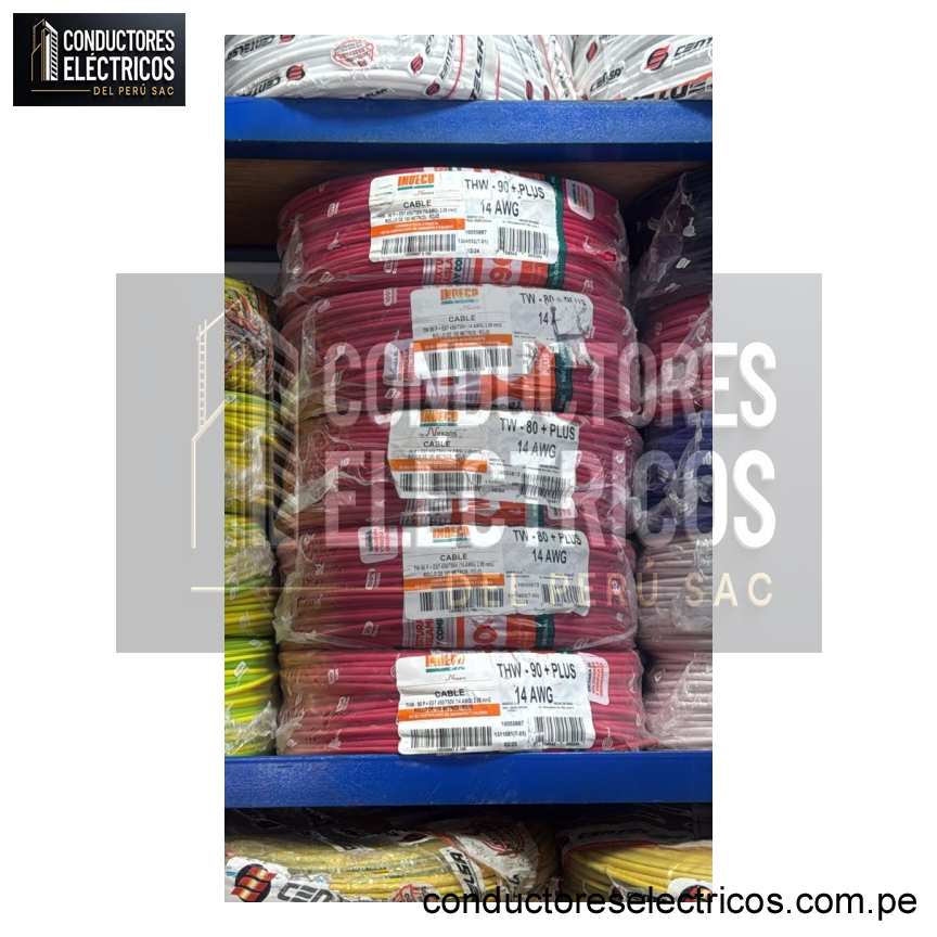 CABLE THW-90 +PLUS 450/750 V 14 AWG