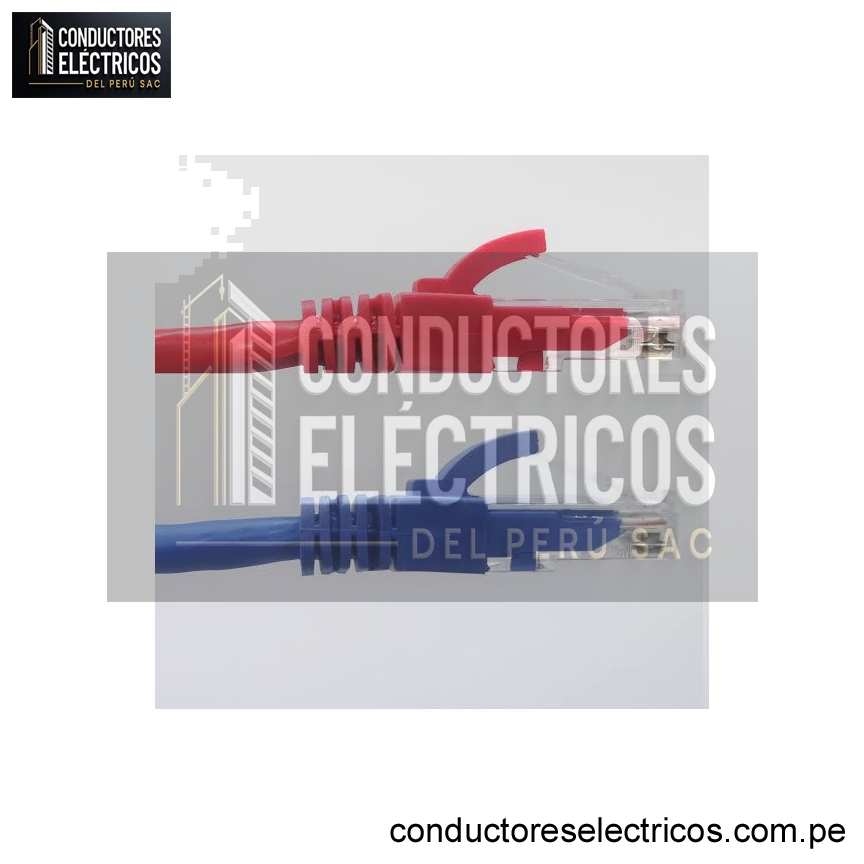 PACHCORD CAT6 DE 3MTS NEGRO/ROJO/AZUL LSZH