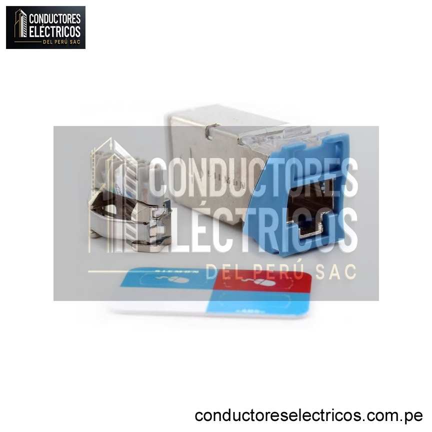 JACK RJ45 CAT6A ROJO/NEGRO/AZUL