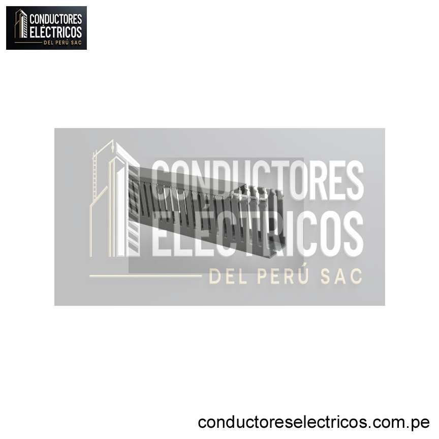 CANALETA RANURADA GRIS 25X25X 2MTS