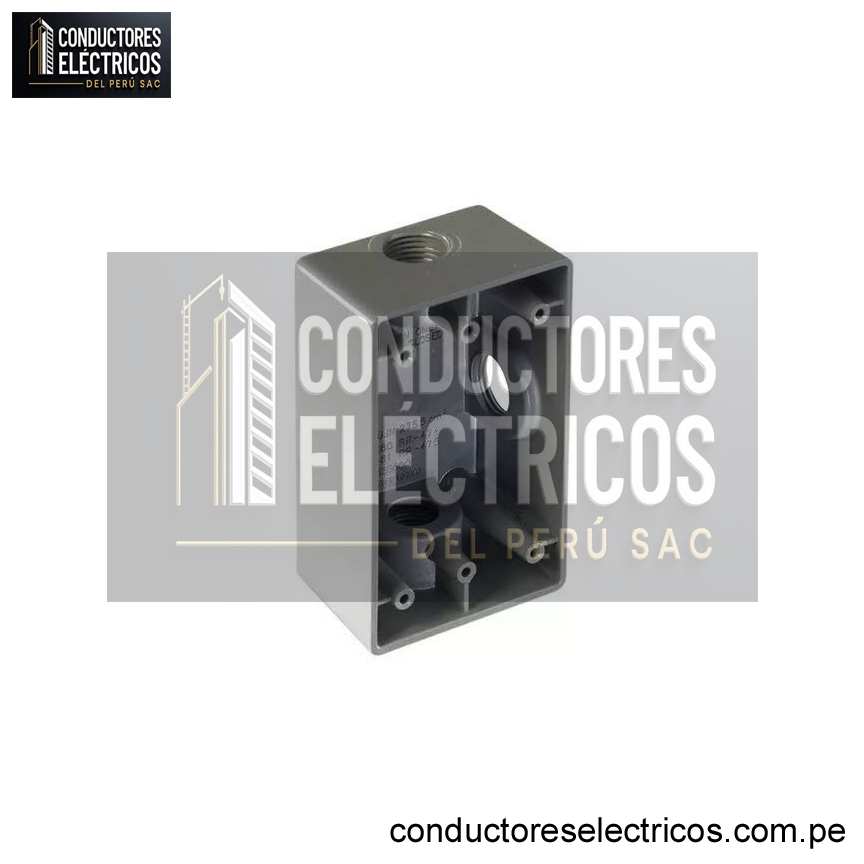 CAJA CONDULET RECTANGULAR DE 3/4PULG